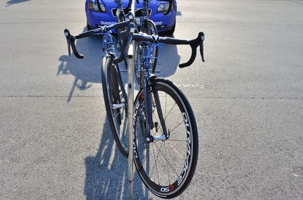 spare bikes at tour of Elk Grove