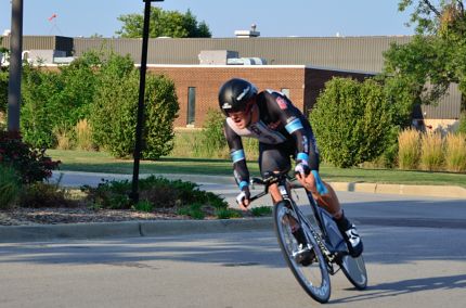 Time trial cyclist at TOEG