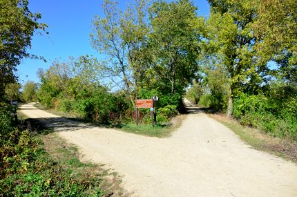 Badger Trail and Sugar River Trail intersection