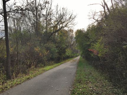 Fox River Trail North in the fall