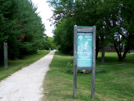 Kenosha County Trail Sign