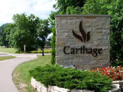 Carthage Collage and bike trail
