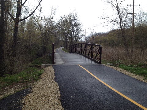 New Bridge on Prairie Trail