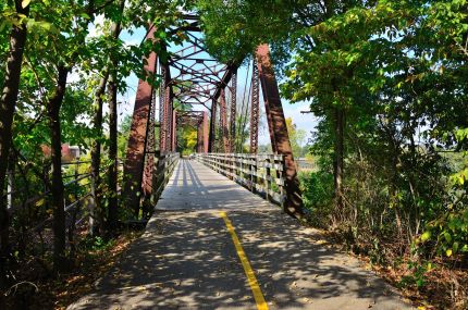 Bridge on Virgil Gilman bike trail