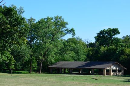 pavilion at Northwestern Woods Forest Preserve