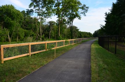 The new, paved DPRT Trail extension