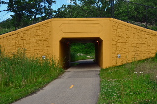 The Yellow Bridge on the Skokie Valley Bike Trail