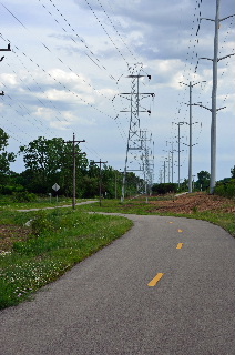 Power Lines along the bike trail