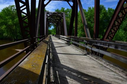 Black River Bridge Iron Beams