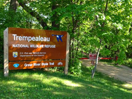 West Entrance to Trempealeau Wildlife Refuge