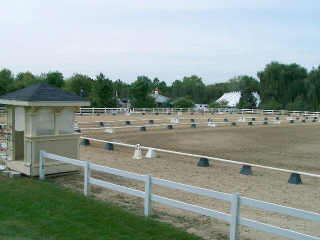 Equestrian area before Pratt Wayne Woods