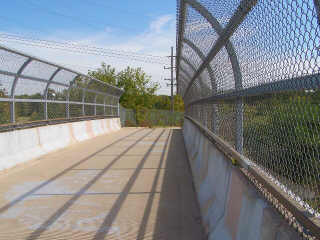 Fenced Bridge on Ill Prairie Path