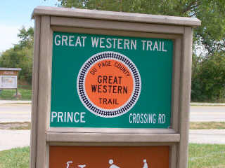 Great Western Trail at Price Road Crossing