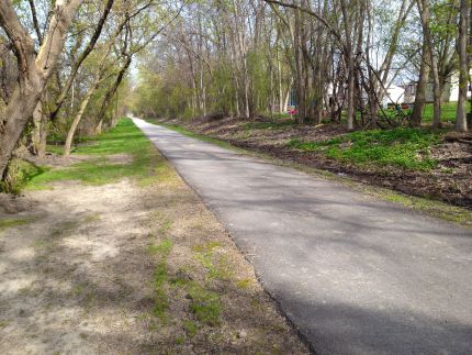 Paved section of NS Bike Path