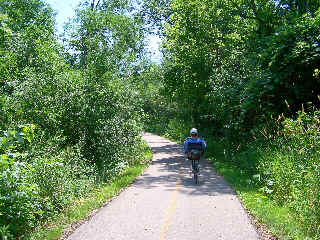 McClory Bike Trail heading south