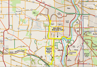 River Bend, Silver Glen, Randall Road Bike Trail Map