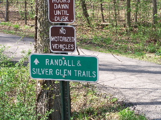 The Silver Glen Trail Sign