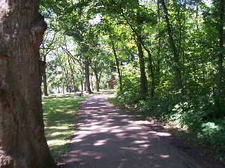 Coming into the John Duerr Forest preserve