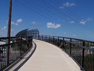 The bridge crossing Randall Road at Silver Glen road