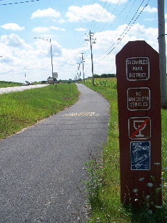 Northern end of Randall Road Trail