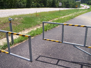 Gates on the Randall Road Trail
