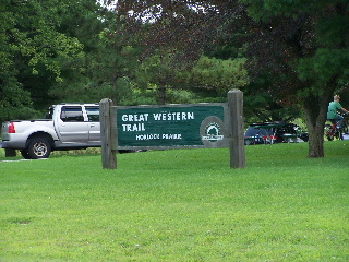 The Great Western Trail sign