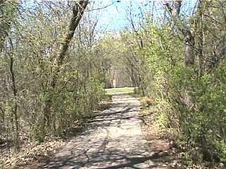 End of Palatine Trail at Dundee Road