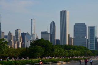 Aon Center and Chicago Skyline