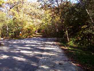 Deer Grove trail connection to Hillside Road in Barrington