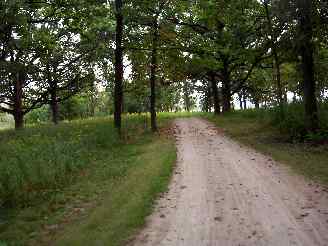 Bike Trail through a wooded area