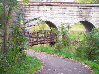 Cool bridges along the fox river trail