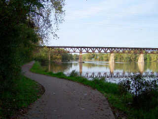 Bridge along the Fox River Trail