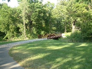 Bridge in Leroy Oakes Forest Preserve