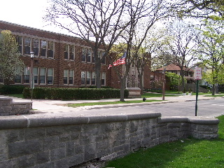 The Joseph Sears school along the GBT route.