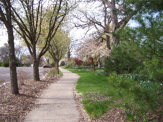 The Green Bay Trail just before Henry J Kalk Park