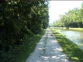 I&M bike trail next to the canal