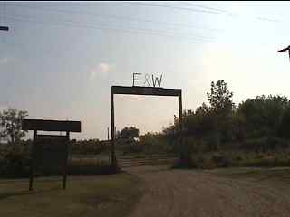 E&W Flying Service sign