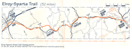 Elroy-Sparta Bike Trail Map
