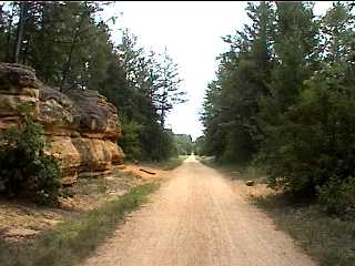 Rockwalls along ES Trail
