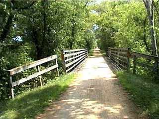 Bridge on the Elroy Sparta Trail