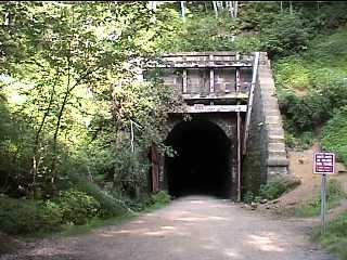 The outside of tunnel #2