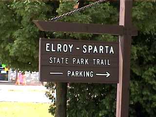 Elroy-Sparta bike trail headquarters at Kendall