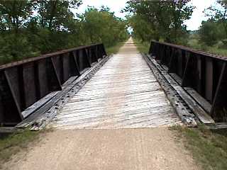 Iron sided bridges on the Elroy Sparta trail